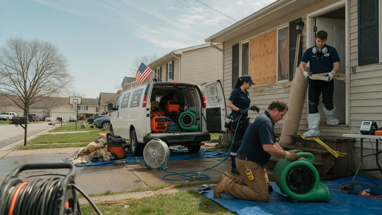 Water Damage Restoration in Edgewood, IL near me